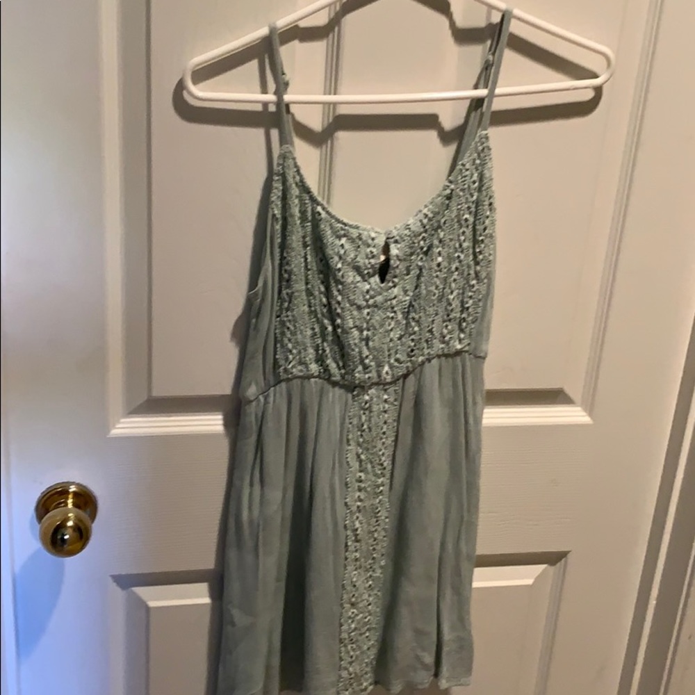 Blue dress